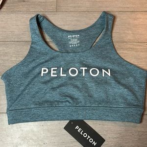 PELOTON TEAL Sports Bra NWT Size Small